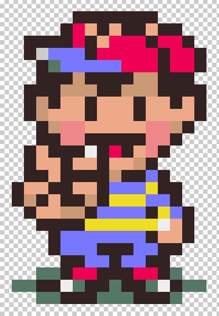 Ness pixel-art sprite