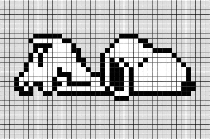 Sleeping Snoopy pixel art